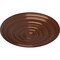 Ekena Millwork Carton Ceiling Medallion (For Canopies up to 2 5/8"), Hand-Painted Copper Penny, 12 5/8"OD x 1"P CM13CACPS - alternate 4